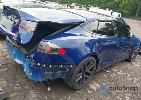 2021 Tesla Model S Long Range Dual Motor All-Wheel Drive из США, поврежденный, VIN 5YJSA1E51MF428506